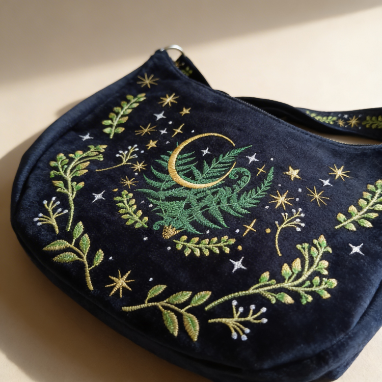 Secret Garden Embroidery Bag | Aesthetic Bag