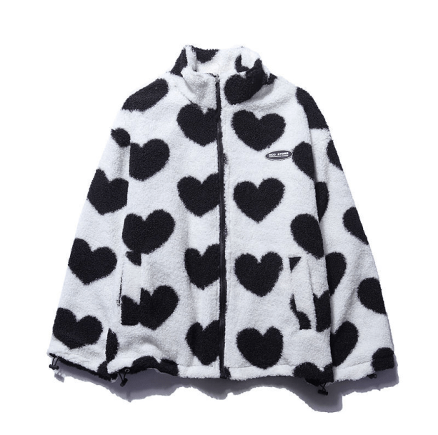 Heartflip Reversible Jacket | Aesthetic Jacket