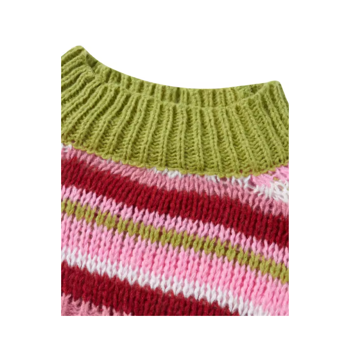 Y2K Cropped Sweater | Aesthetic Clothes

