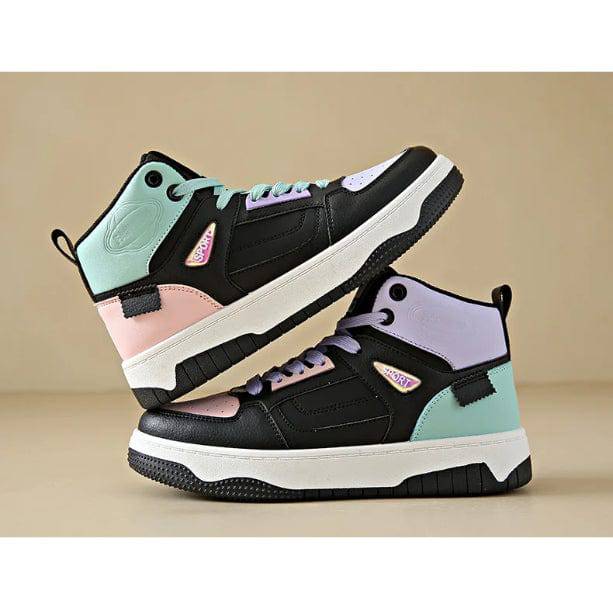 High-Top Sneakers - All Things Rainbow