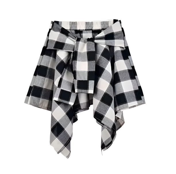 Flannel Shirt Skirt | Aesthetic Clothes
