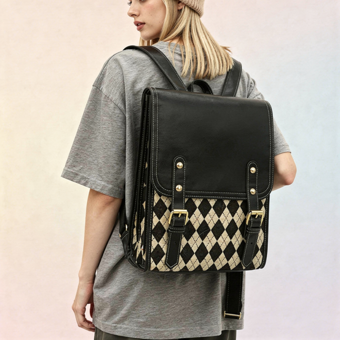 Vintage Girl Backpack | Aesthetic Backpack


