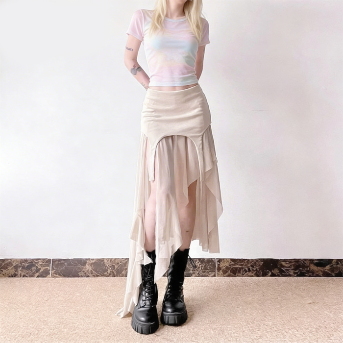 Main Character Ruffle Skirt | Aesthetic Skirt