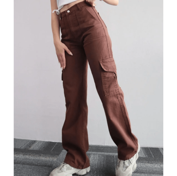 High Waist Cargo Pants - All Things Rainbow