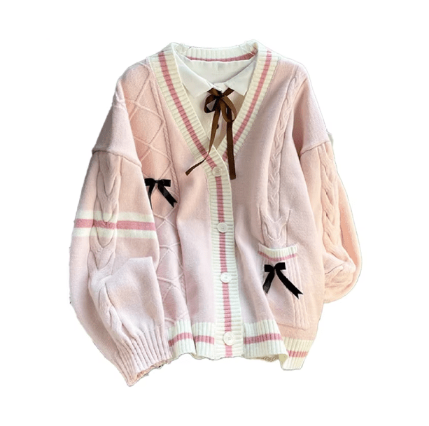 Bow Tie Kawaii Cardigan