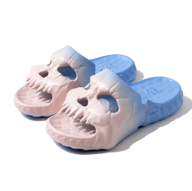 Skull Slippers - All Things Rainbow