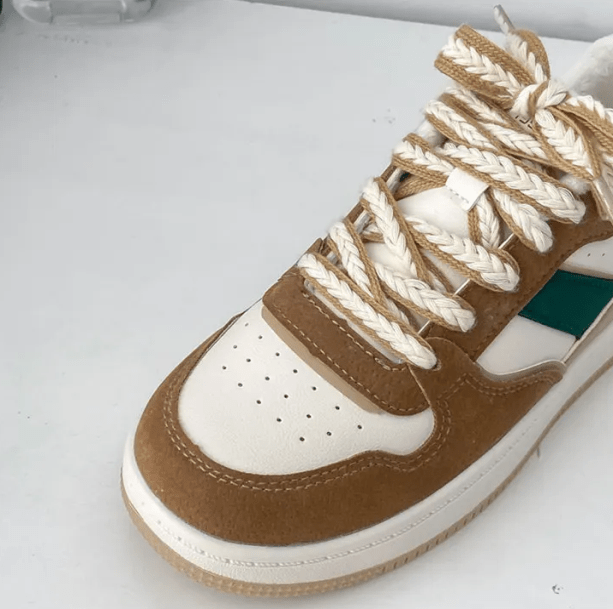 Brown Platform Sneakers | Aesthetic Shoes