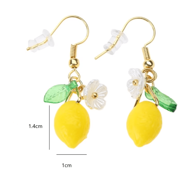 Lemon Earrings | Aesthetic Jewelry