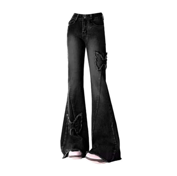 Y2K Butterfly Jeans | Aesthetic Clothes