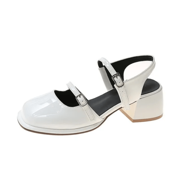 Mary Jane Square Toe Shoes