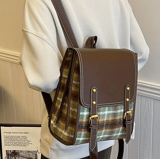 Green Academia Backpack | Aesthetic School Bags