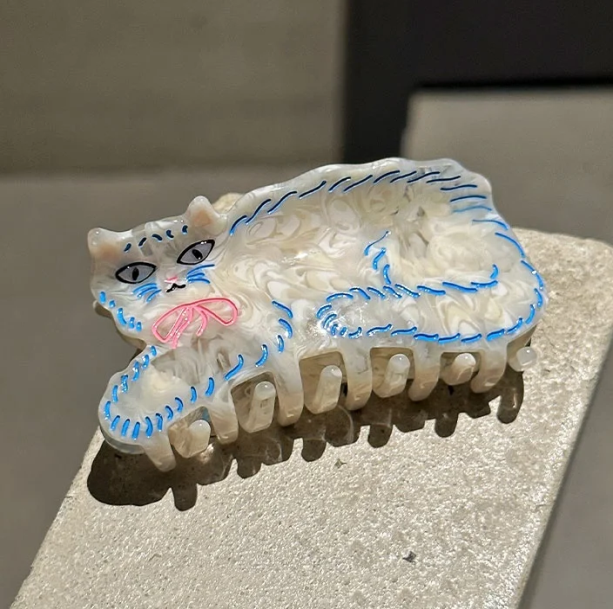 Sassy Cat Hair Clip | Aesthetic Hair Accessories