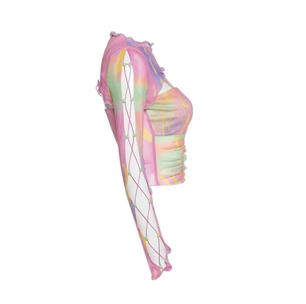 Psychedelic Rainbow Top | Aesthetic Clothes
