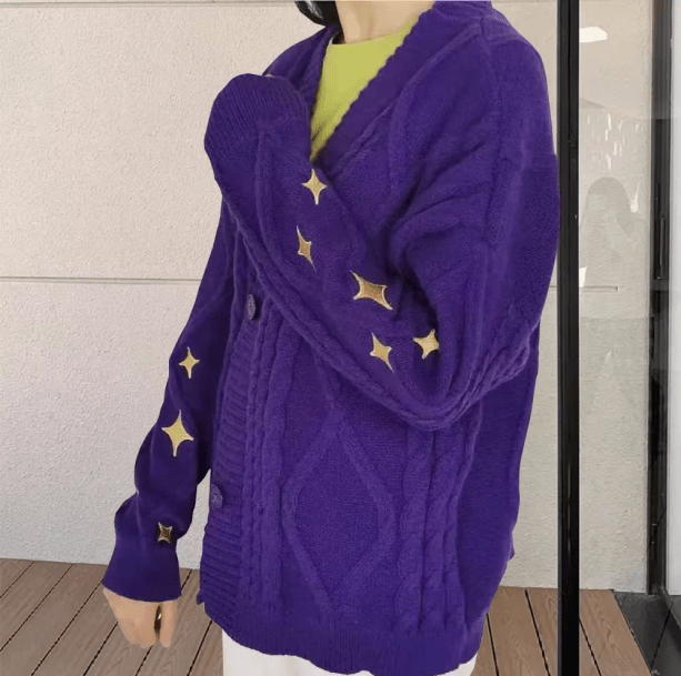 Y2K Star Sweater | Aesthetic Clothes