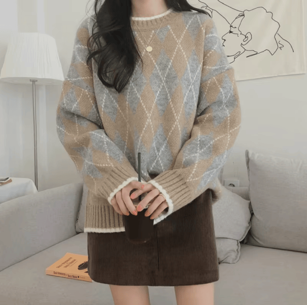 Preppy Sweater | Aesthetic Clothes