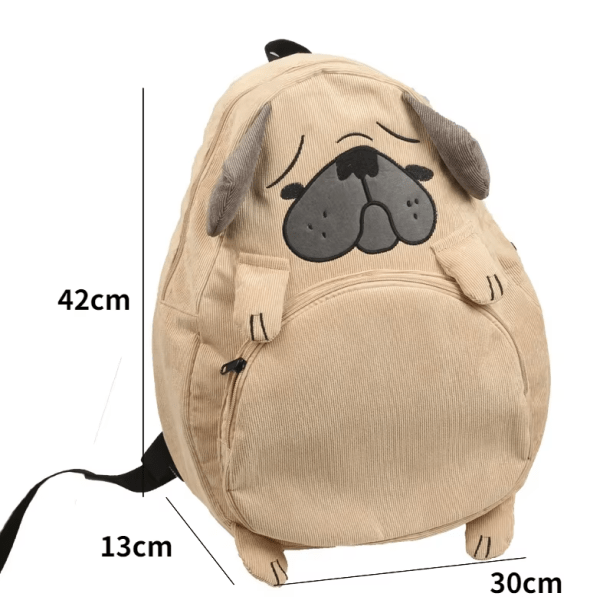 Pug Puppy Dog Backpack | Aesthetic Backpack