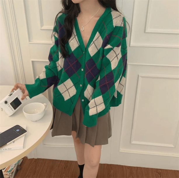Green Academia Sweater | Aesthetic Clothes