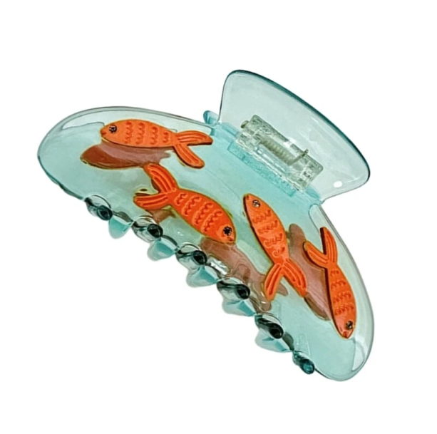 Gold Fish Hair Clip | Aesthetic Hair Accessories
