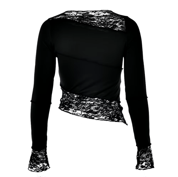 Black Swan Lace Top | Aesthetic Clothes