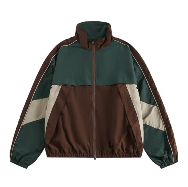 Brown 90s Windbreaker