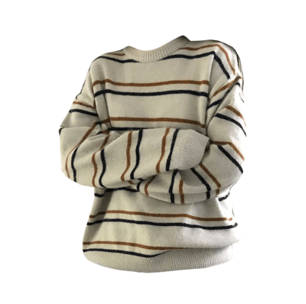 Nerdy Striped Sweater | Aesthetic Clothes