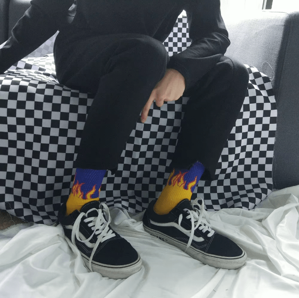 Flaming Socks | Aesthetic Socks