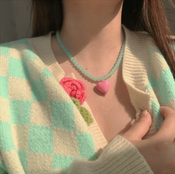 Pastel Heart Necklace