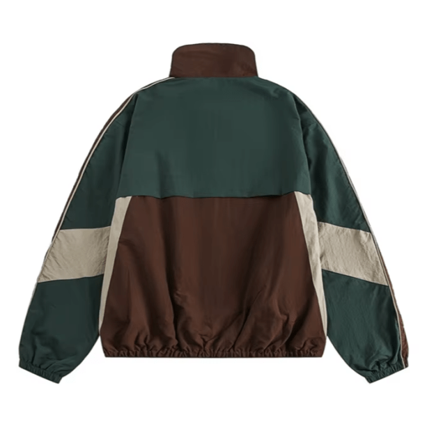 Brown 90s Windbreaker