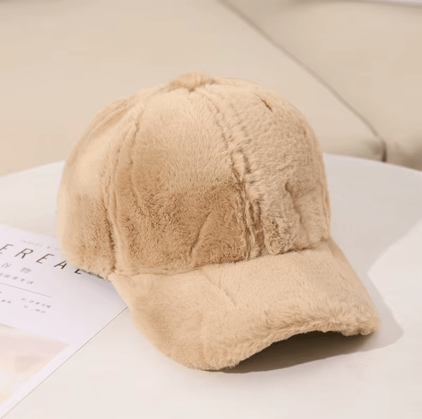 Fluffy Baseball Cap | Aesthetic Hat