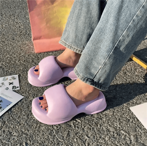 Pastel Platform Sandals - All Things Rainbow