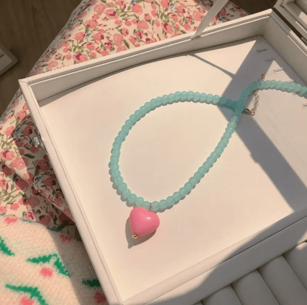 Pastel Heart Necklace