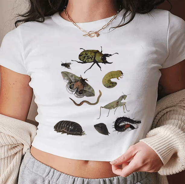 Forest Bugs Crop Top | Aesthetic Clothes