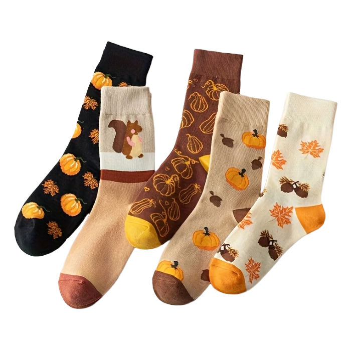 Pumpkin Socks | Aesthetic Socks