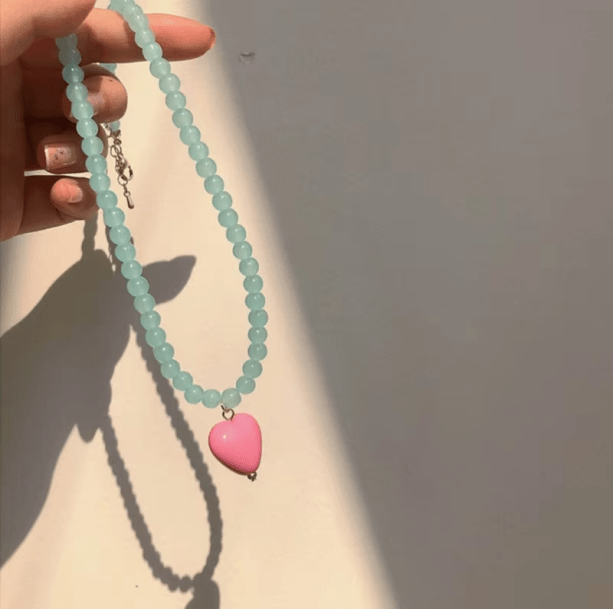 Pastel Heart Necklace