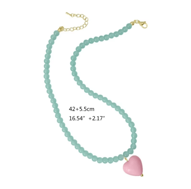 Pastel Heart Necklace