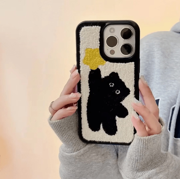 Black Kitty IPhone Cover