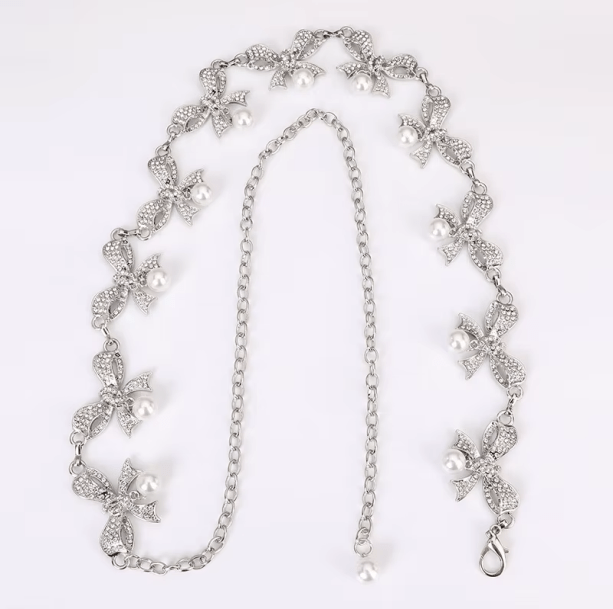 Soft Girl Bow Waist Chain