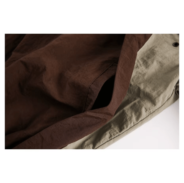 Brown 90s Windbreaker