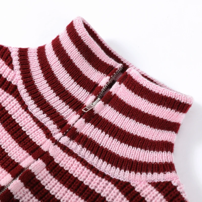 Girl Next Door Striped Cardigan | Aesthetic Clothes

