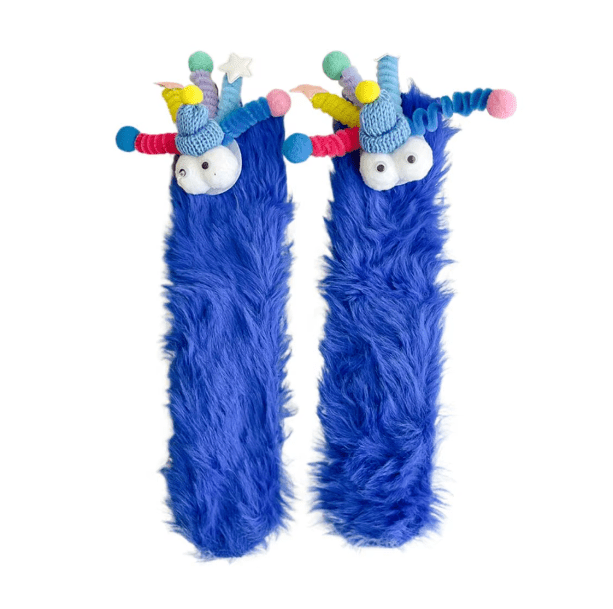 Fluffy Alien Socks | Aesthetic Socks