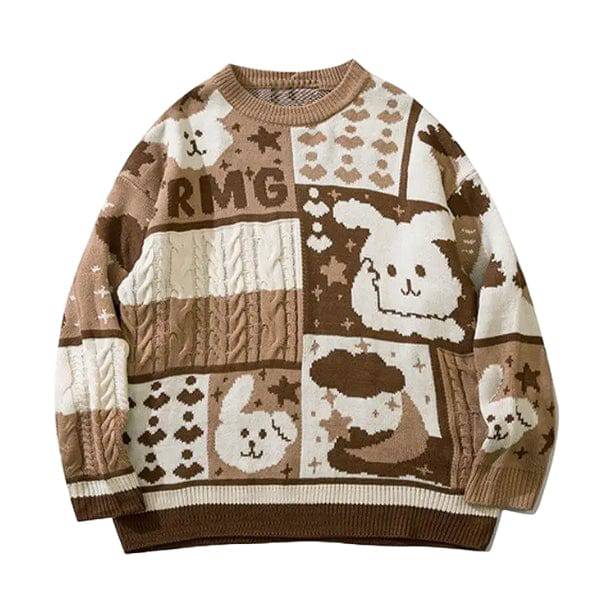 Cute Bunny Sweater - All Things Rainbow