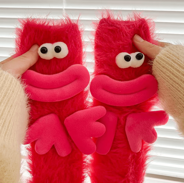 Fluffy Monster Socks | Aesthetic Socks