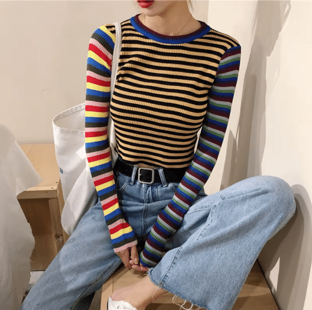 Crazy Girl Sweater | Aesthetic Clothing