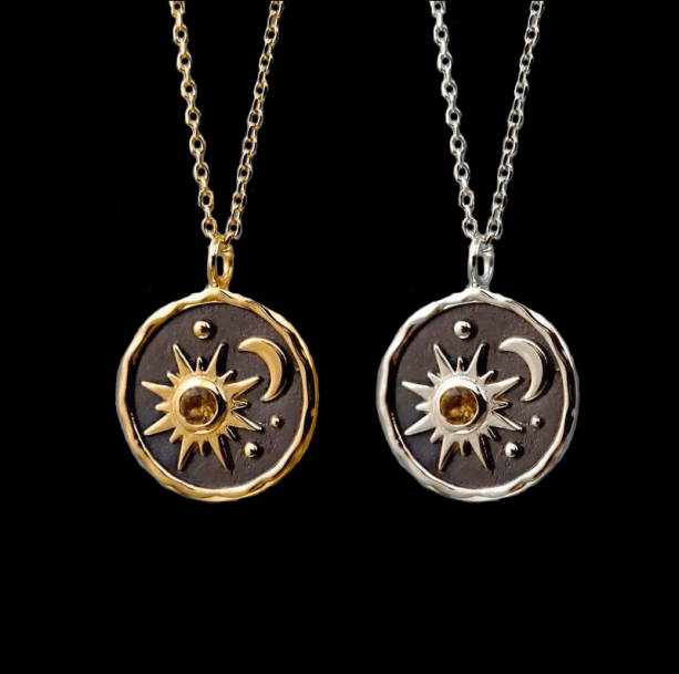 Sun And Moon Necklace - All Things Rainbow