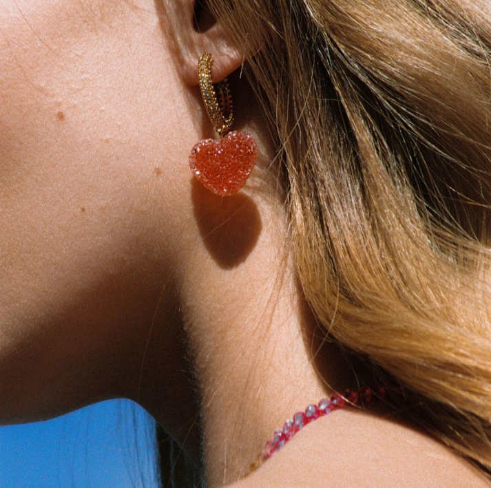 Candy Heart Earrings | Aesthetic Earrings
