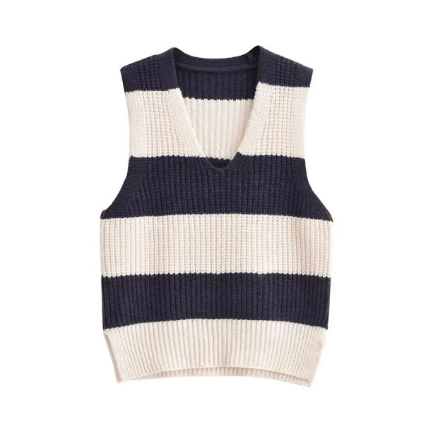 Nautical Vest Sweater | Aesthetic Room Decor