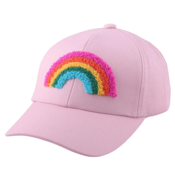 Rainbow Plush Baseball Cap - All Things Rainbow