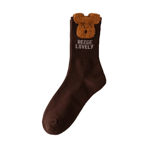 Teddy Bear Socks | Aesthetic Socks