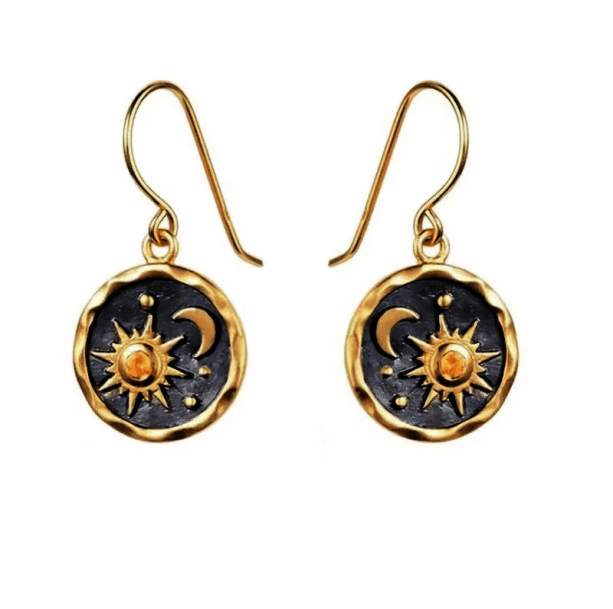 Sun And Moon Earrings | Aesthetic Jewelry