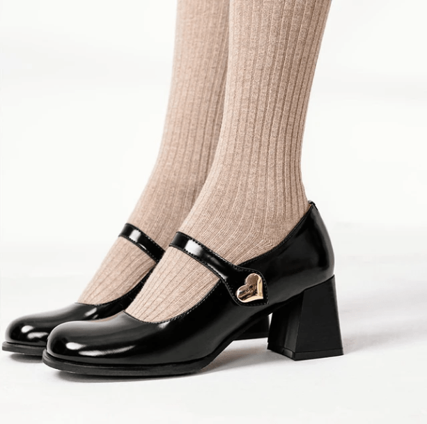 Dark Academia High Heel Shoes | Aesthetic Shoes